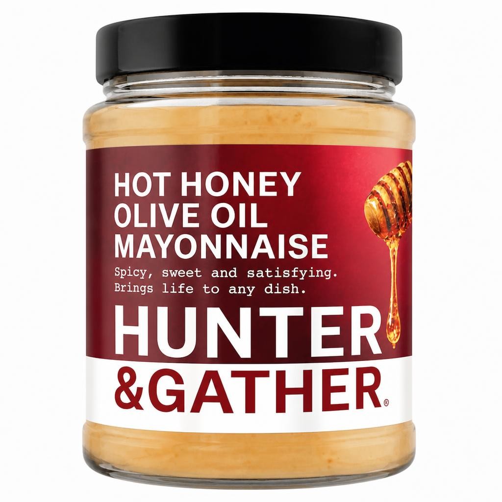 Hunter & Gather 100% Olive Oil Hot Honey Mayonnaise 175g