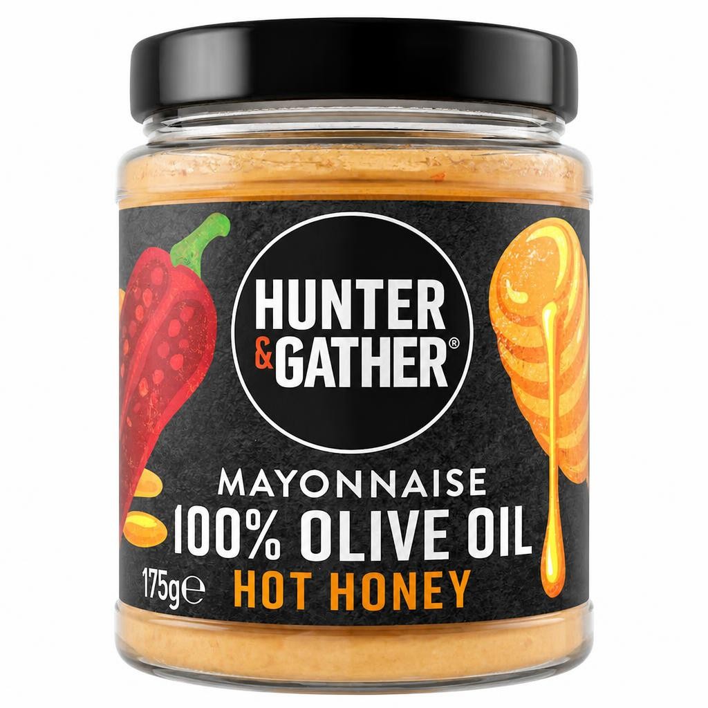 Hunter & Gather 100% Olive Oil Hot Honey Mayonnaise 175g