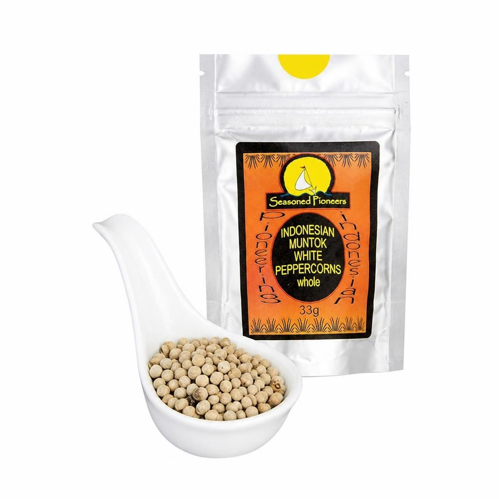 Seasoned Pioneers White Pepper Muntok Whole 33g