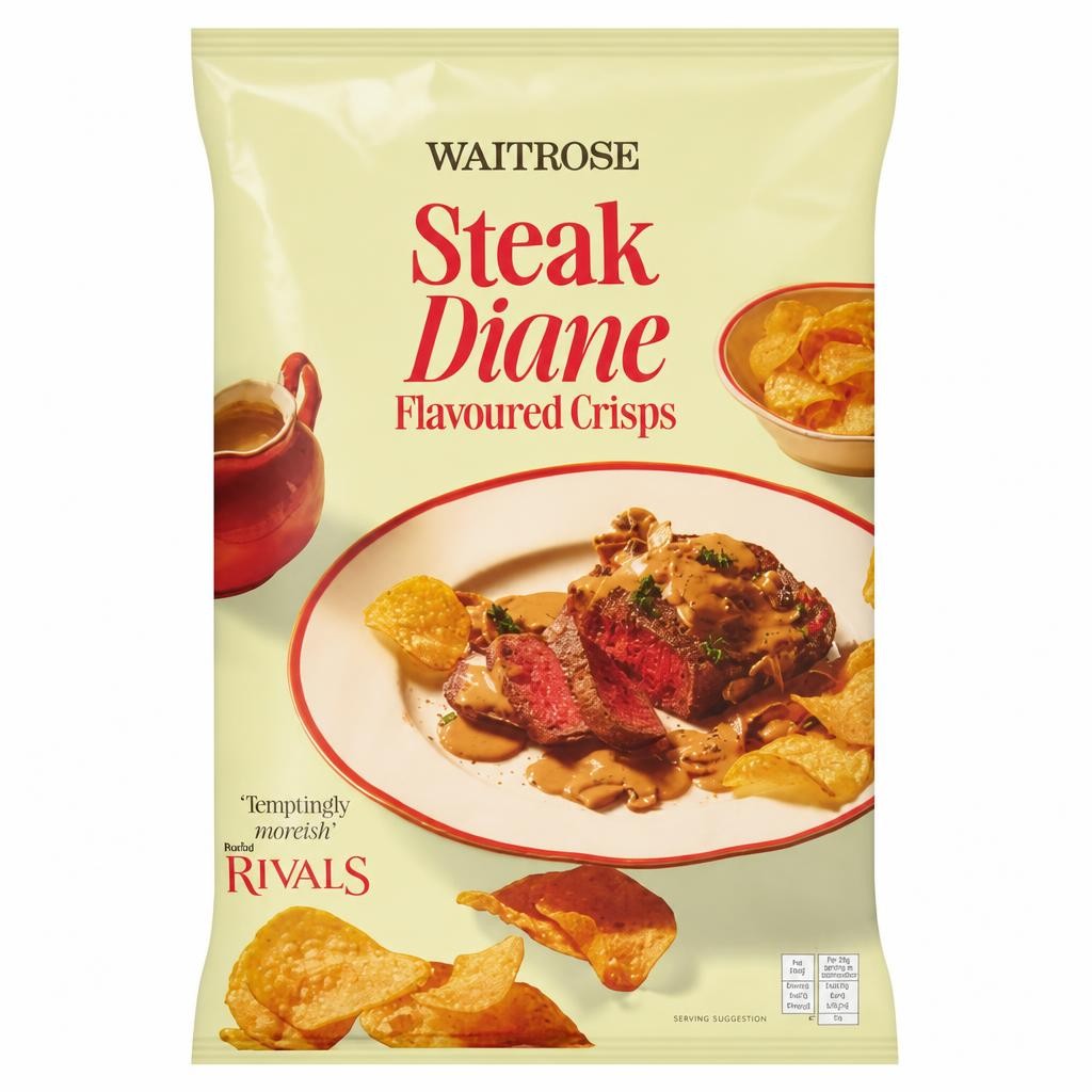 Waitrose Steak Diane Crisps