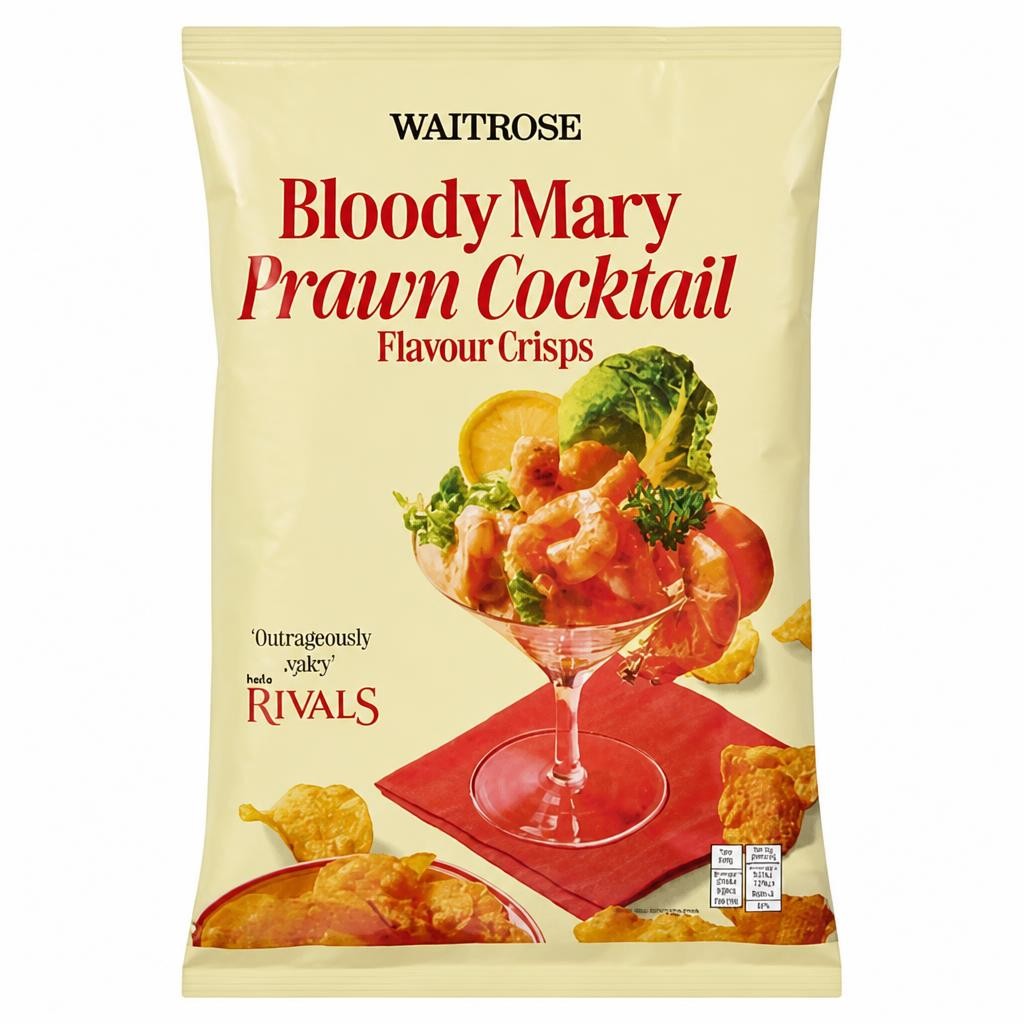 Waitrose Bloody Mary Prawn Cocktail Crisps