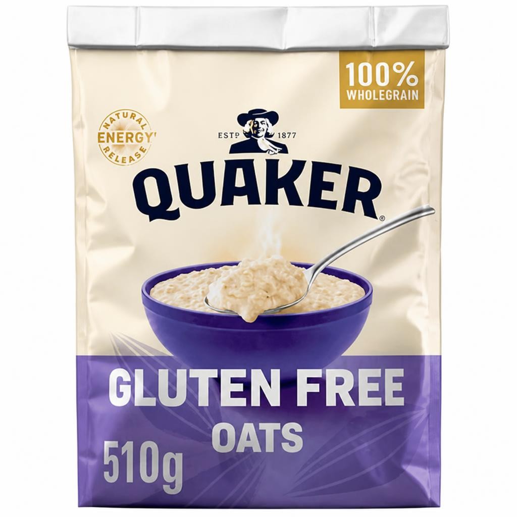 Quaker Oat So Simple Gluten Free Porridge Oats Cereal 510g