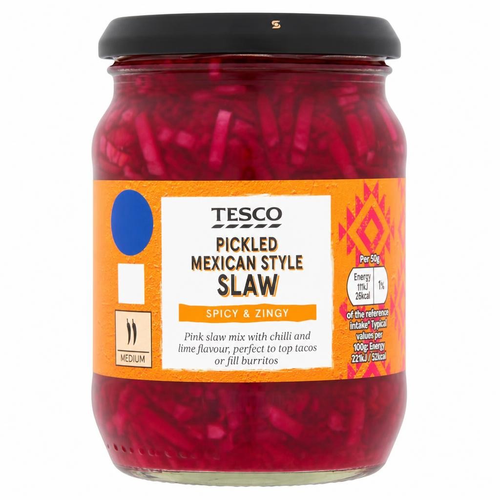 Tesco Pickled Mexican Style Slaw 340g