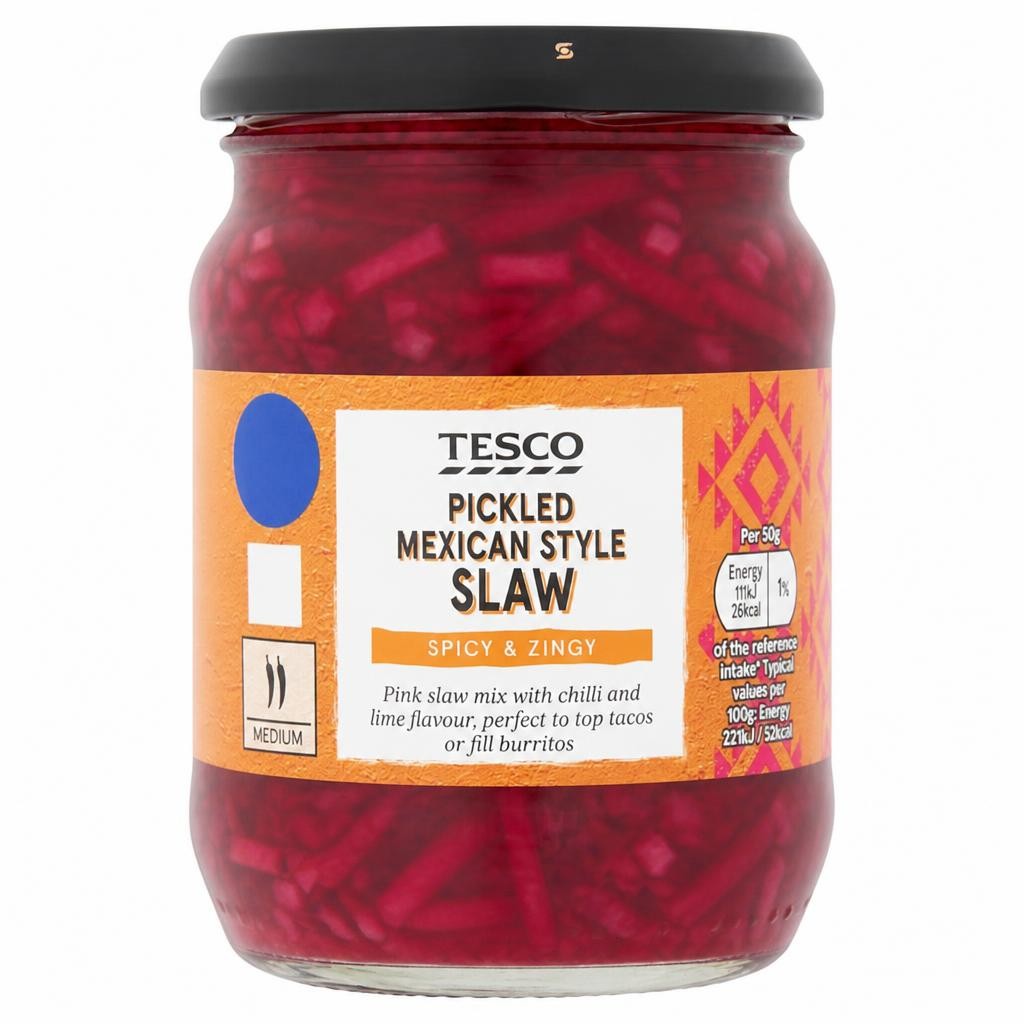 Tesco Pickled Mexican Style Slaw 340g