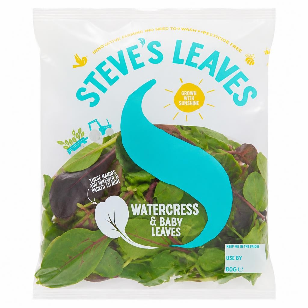 Steve's Leaves Watercress & Baby Leaves