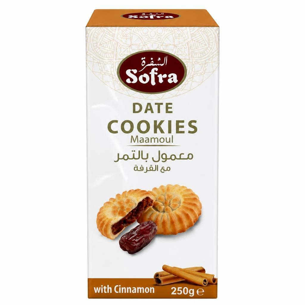 Sofra Date Cookies with Cinnamon 250g