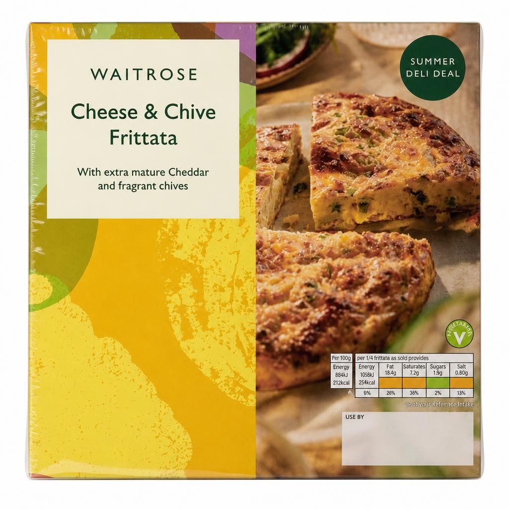 Waitrose Cheese & Chive Frittata