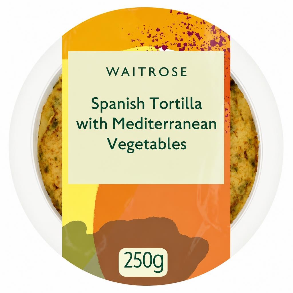 Waitrose Tortilla With Mediterranean Vegetables