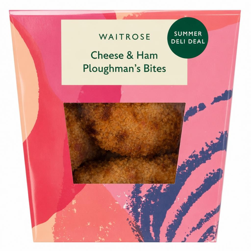 Waitrose Cheese & Ham Ploughman's Bites