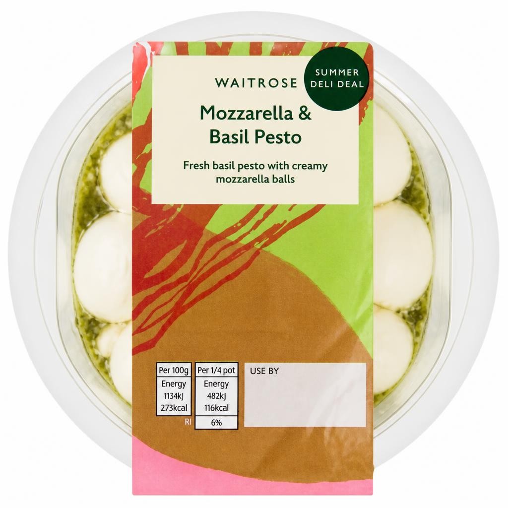 Waitrose Mozzarella & Basil Pesto