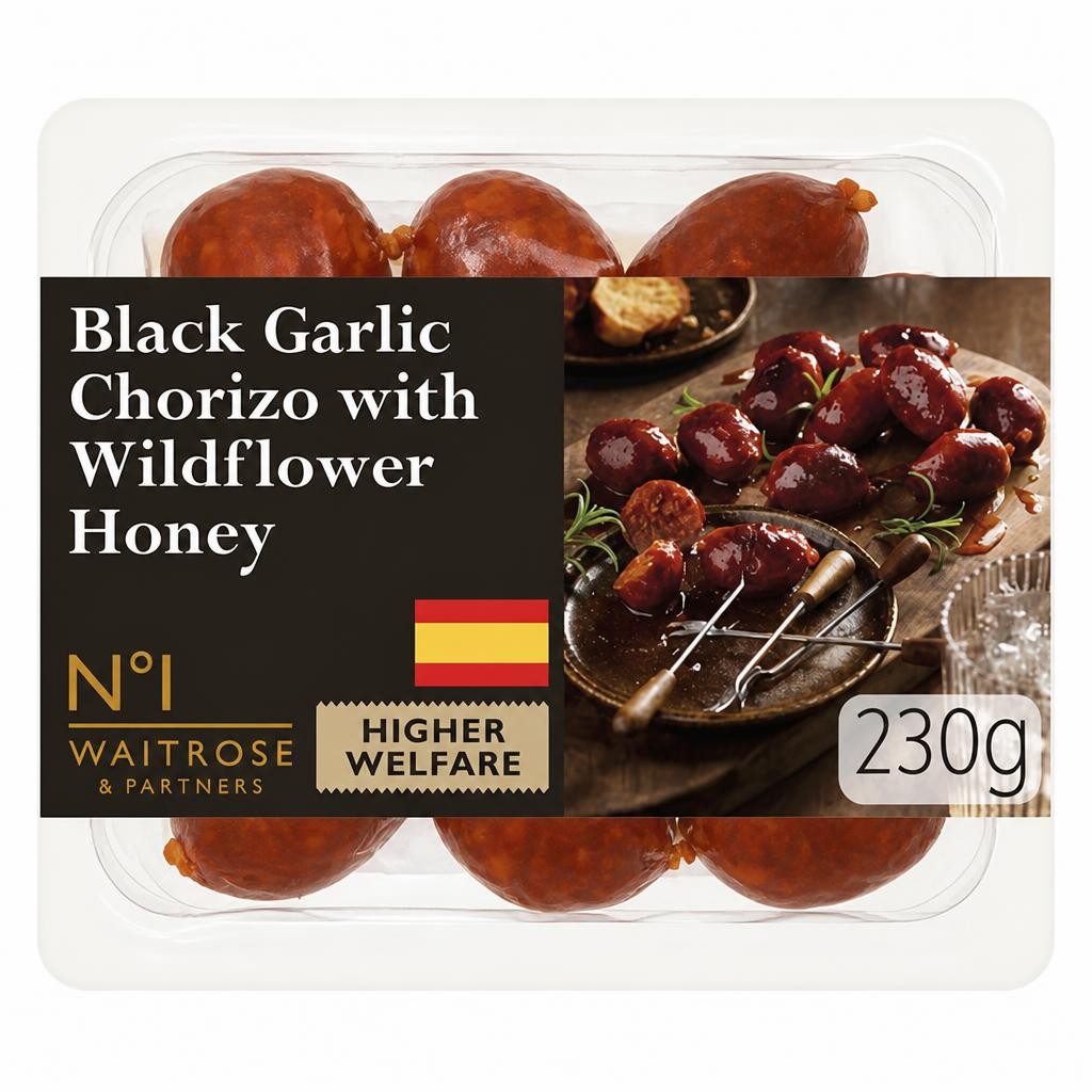 No.1 Black Garlic Chorizo with Wildflower Honey