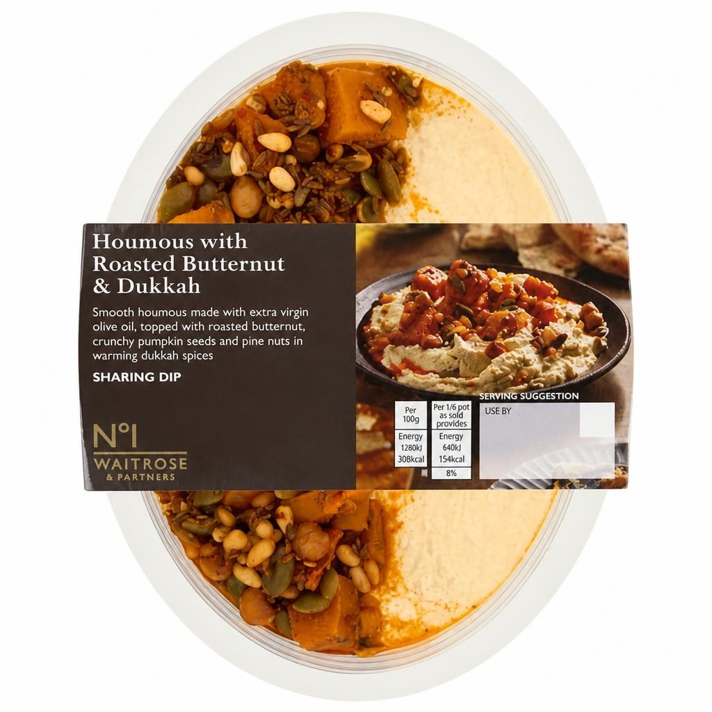 No.1 Houmous with Roasted Butternut & Dukkah