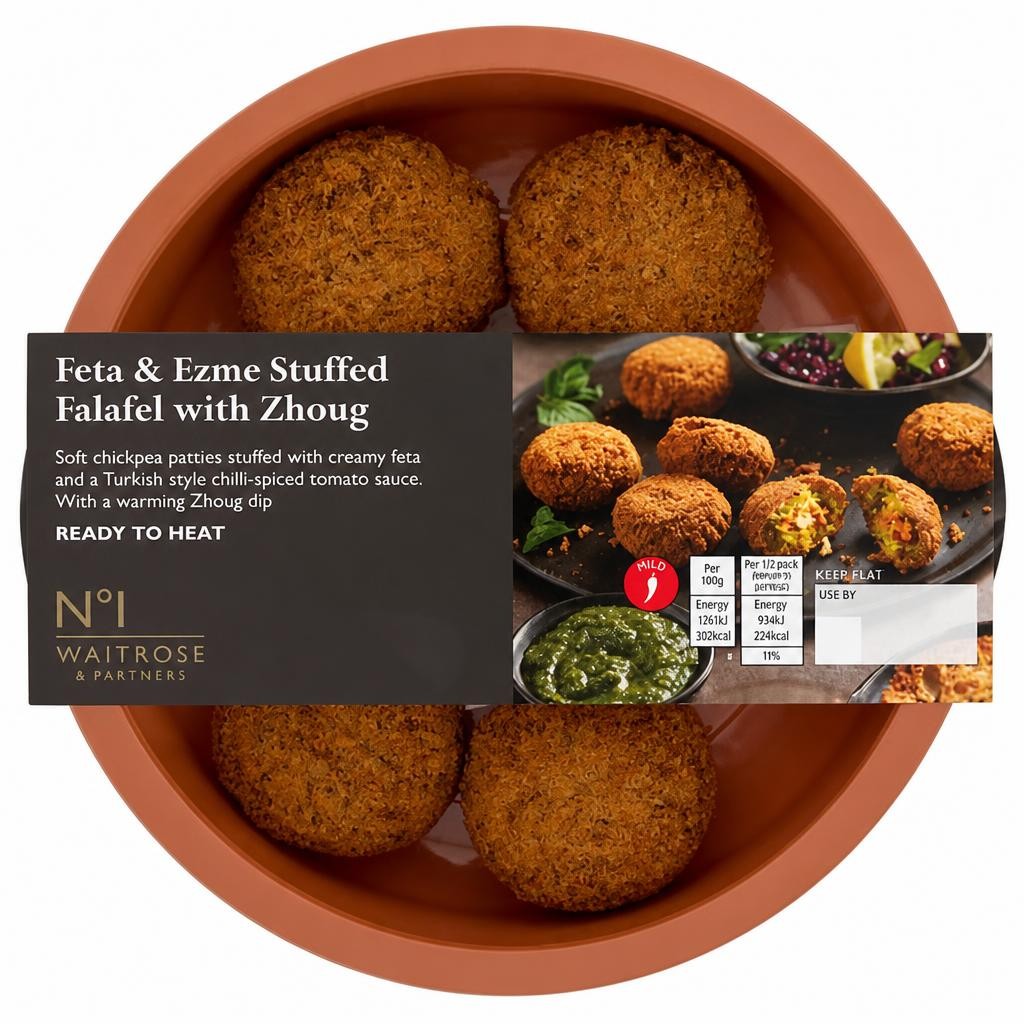 No.1 Feta & Ezme Stuffed Falafel with Zhoug
