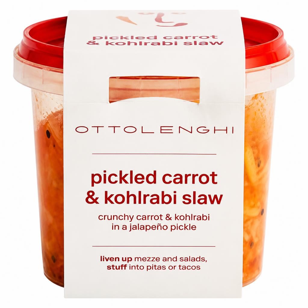 Ottolenghi Pickled Carrot & Kohlrabi Slaw