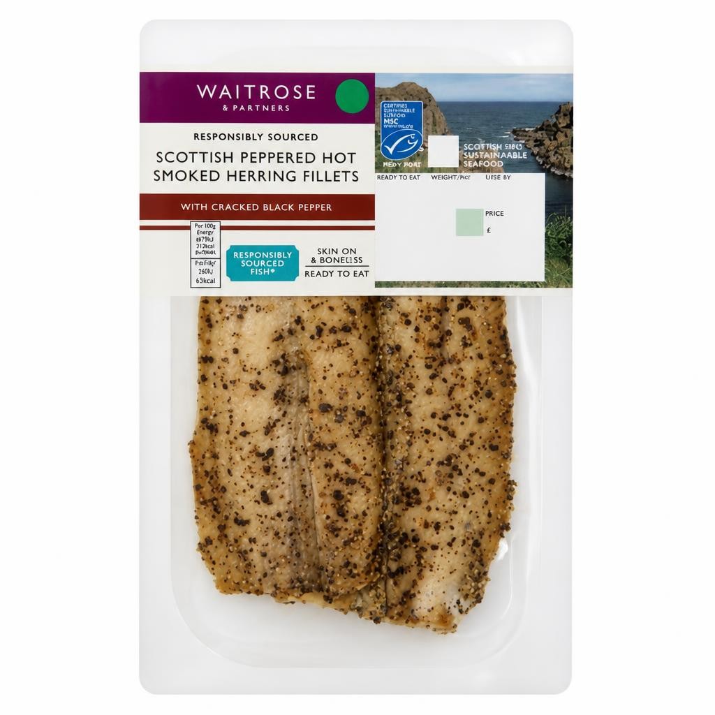 Waitrose Scottish Hot Peppered Smoked Herring Fillets