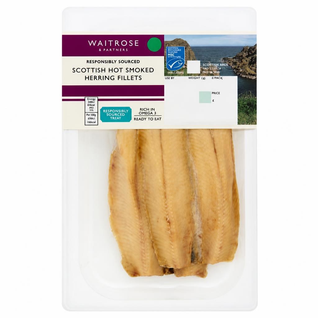 Waitrose Hot Smoked Herring Fillets