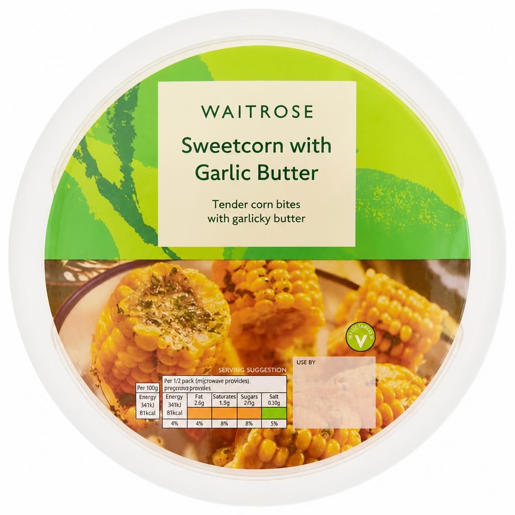 Waitrose Summer Sweetcorn with Garlic Butter