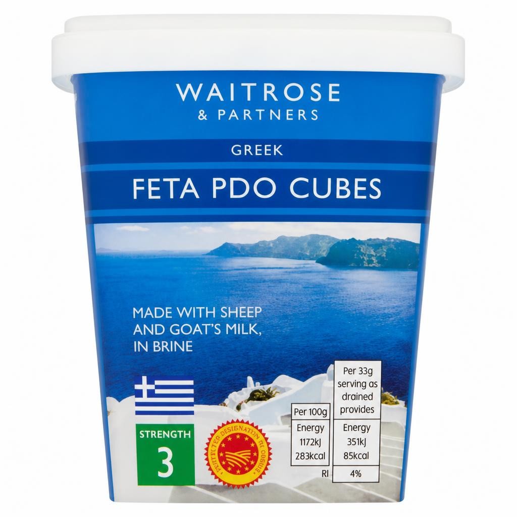 Waitrose Greek Feta PDO Cubes