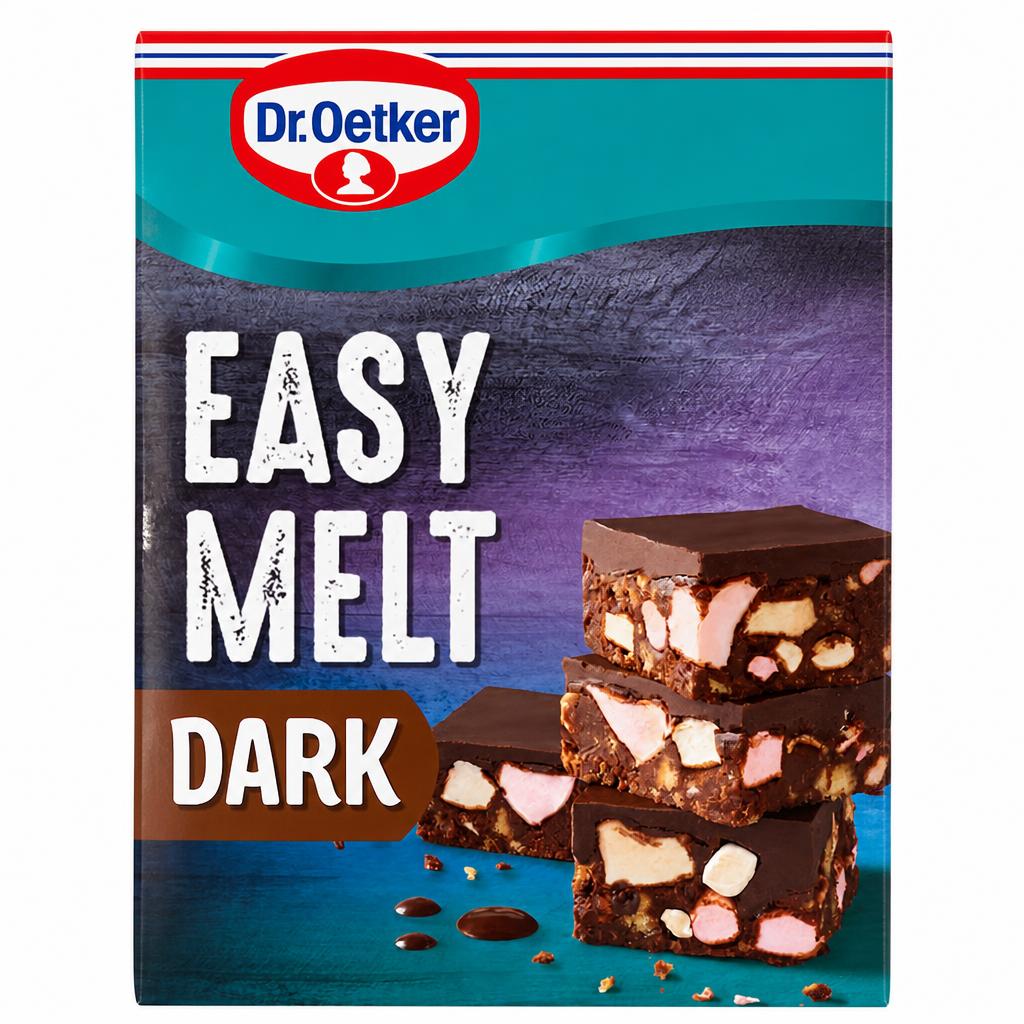 Dr. Oetker Easy Melt Chocolatey Cake Covering Dark Chocolate Flavour 150g
