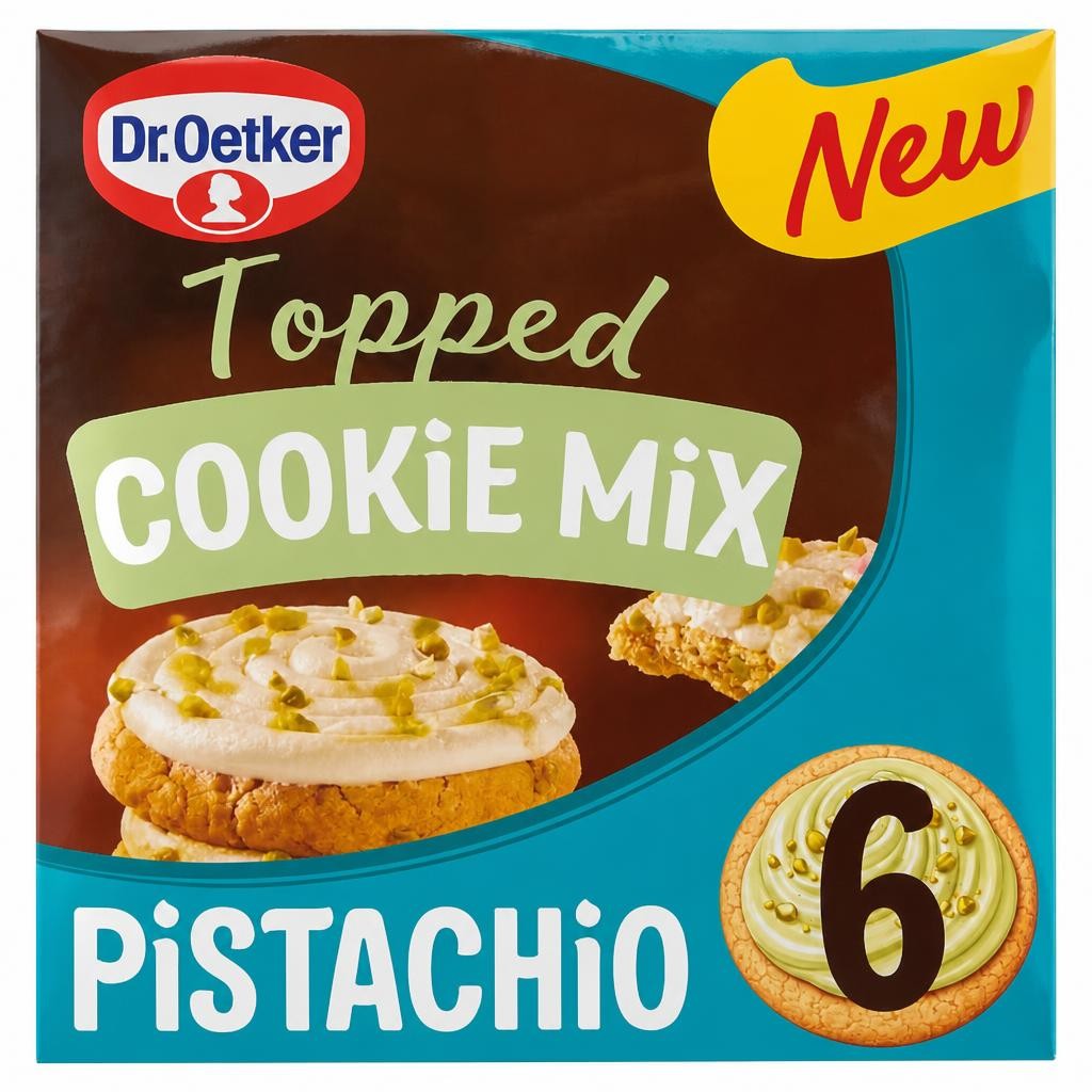 Dr. Oetker Topped Cookie Mix Pistachio 325g