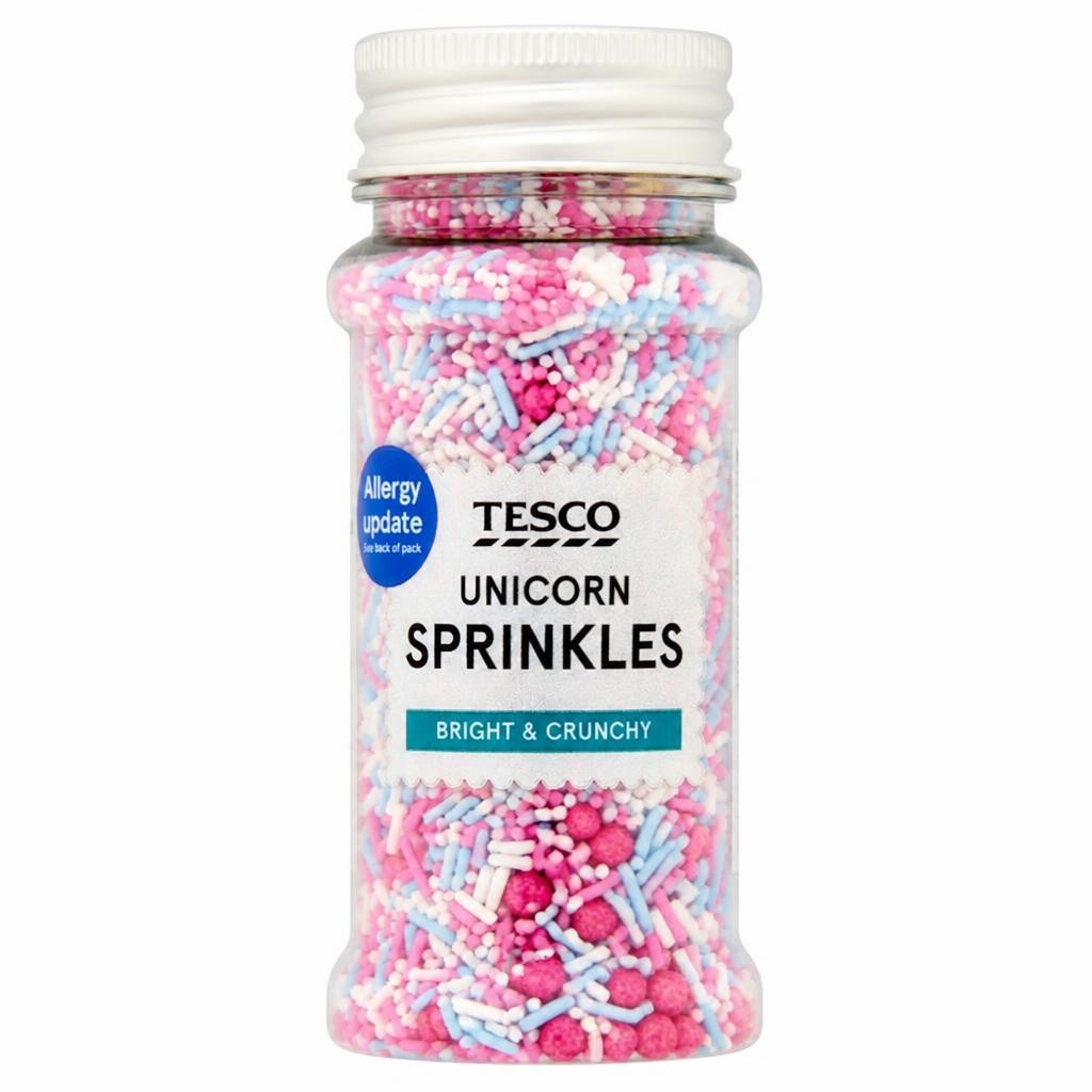 Tesco unicorn sprinkles 70g