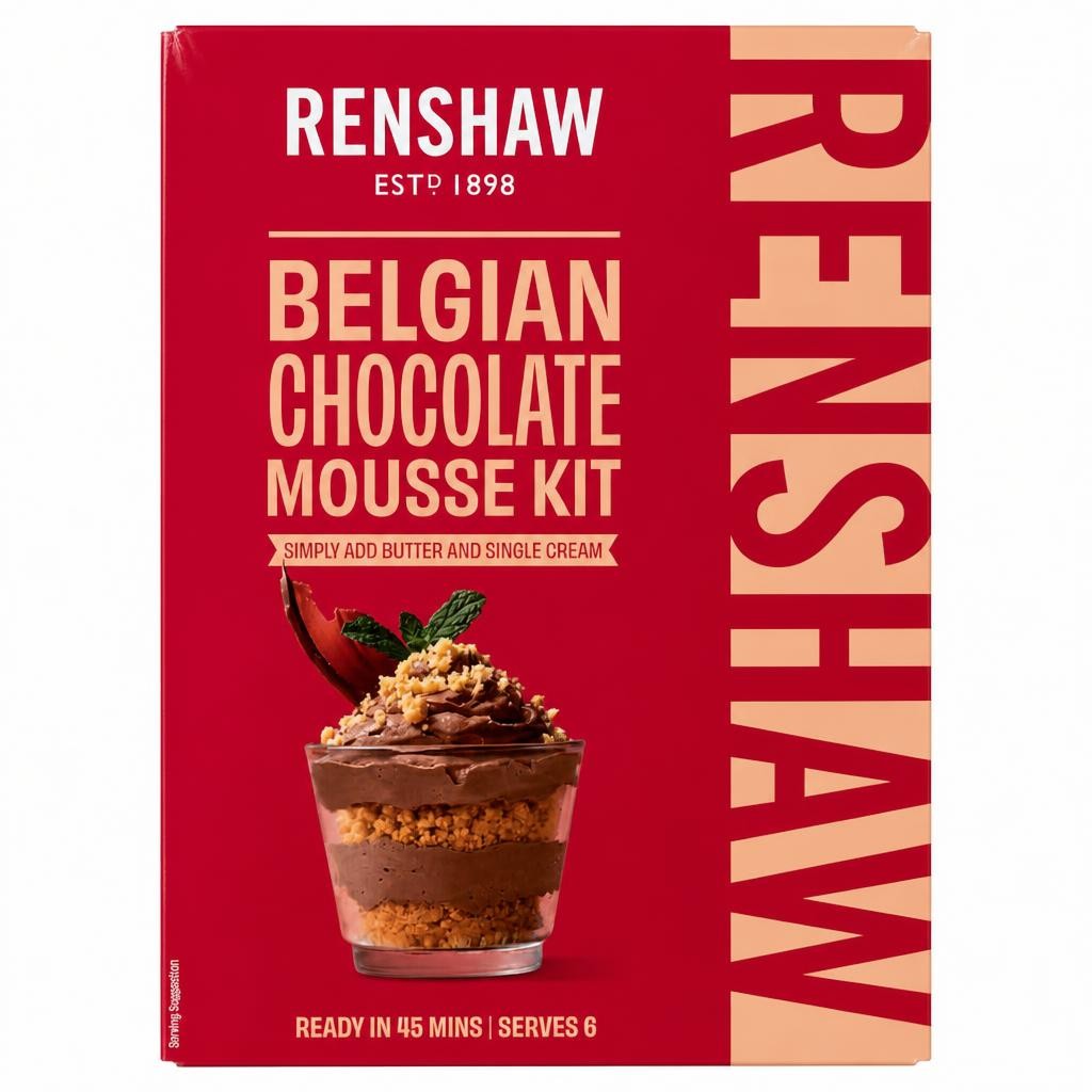 Renshaw Belgian Chocolate Mousse Kit 345g