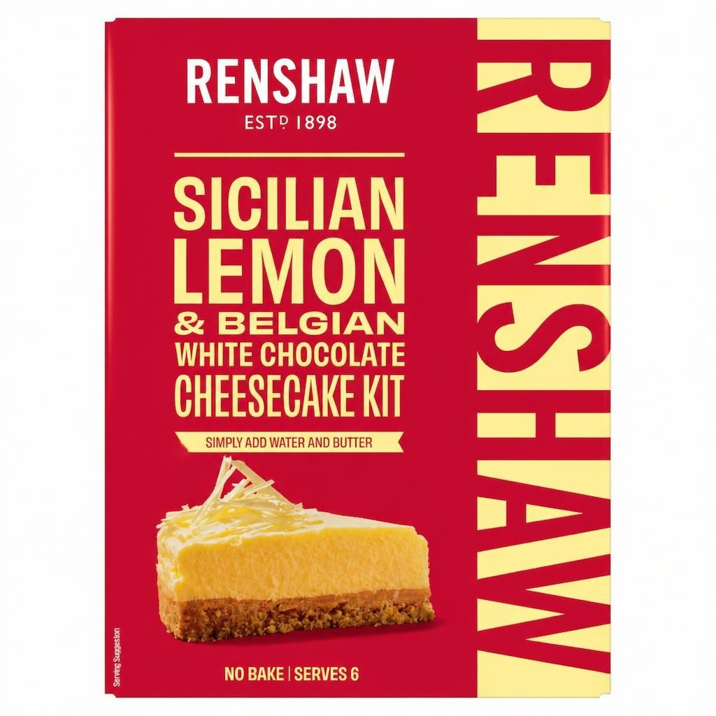 Renshaw Sicilian Lemon & Belgian White Chocolate Cheesecake Kit 425g