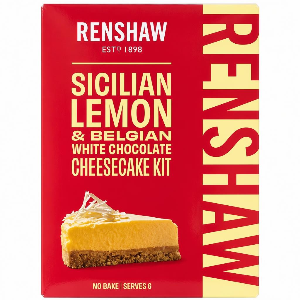 Renshaw Sicilian Lemon & Belgian White Chocolate Cheesecake Kit 425g