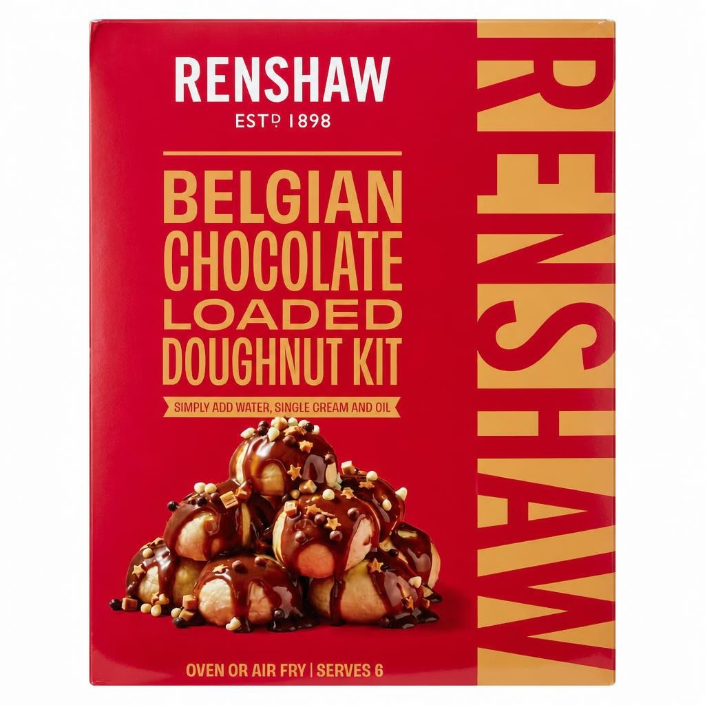 Renshaw Belgian Chocolate Loaded Doughnut Kit 265g