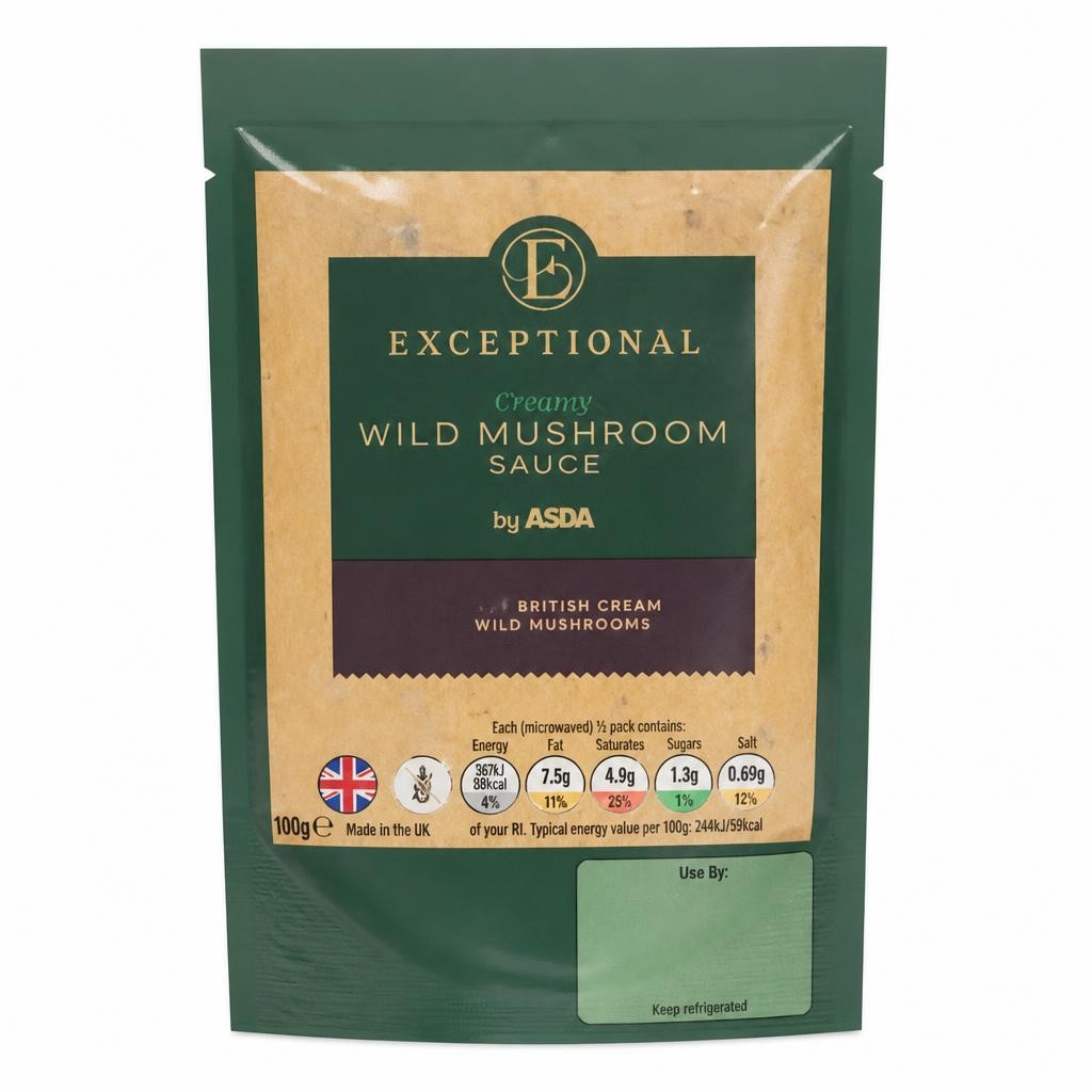Exceptional by ASDA Creamy Wild Mushroom Sauce 180g