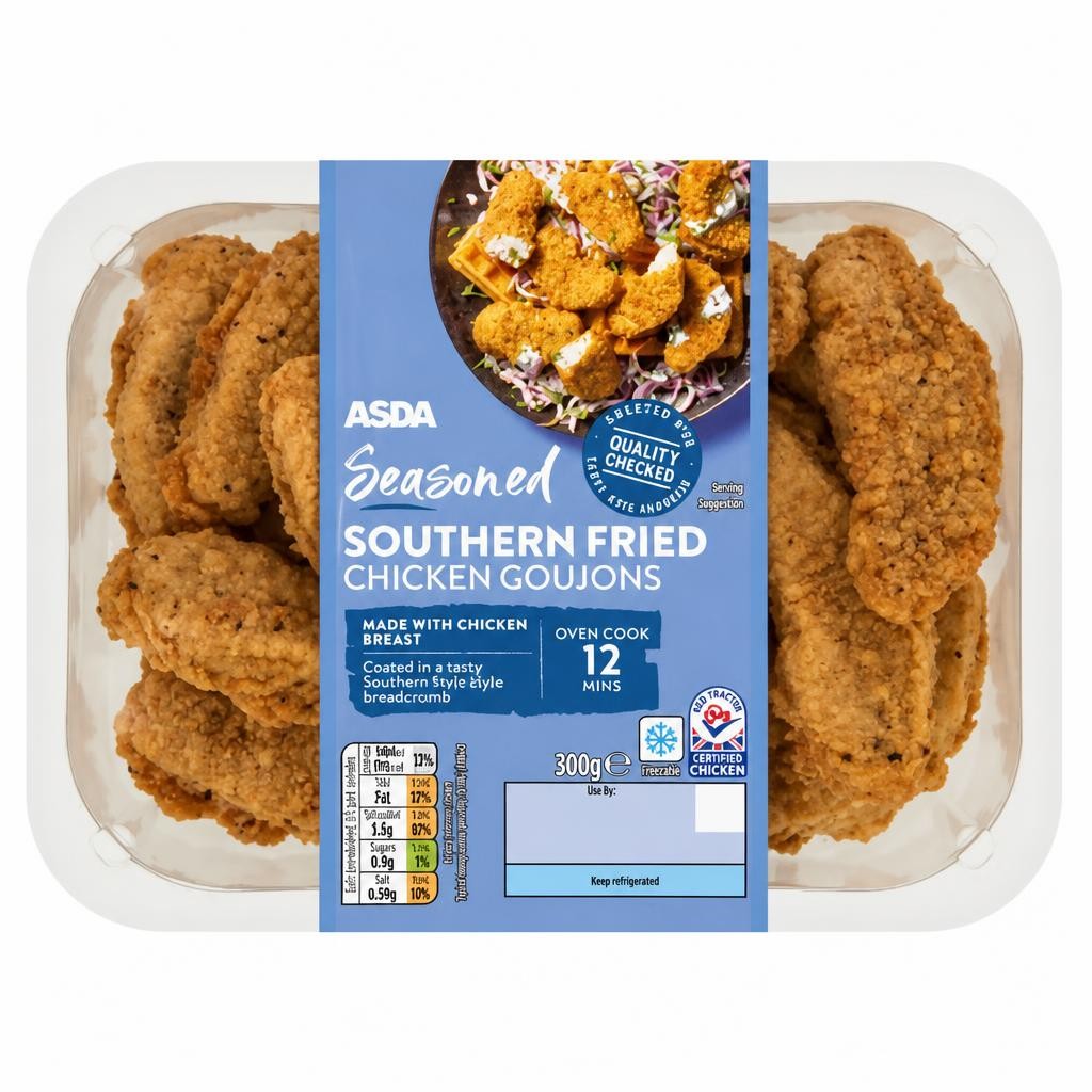 ASDA Seasoned Southern Fried Chicken Goujons 300g