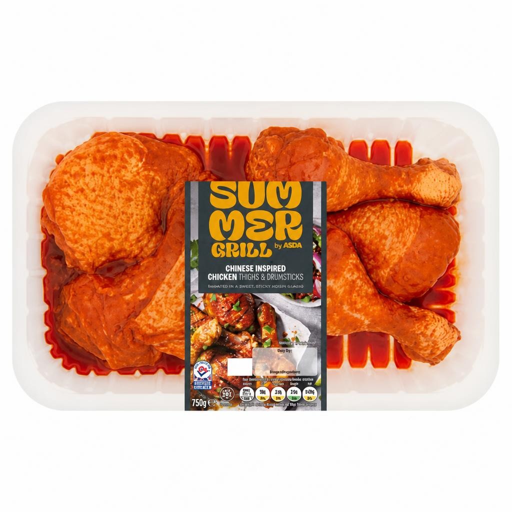 Summer Grill by ASDA Chinese Inspired Chicken Thighs & Drumsticks 750g