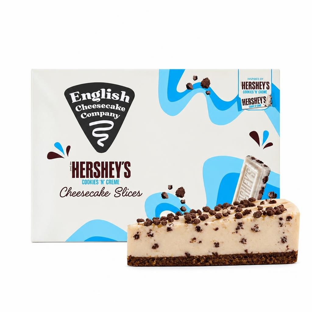 English Cheesecake Company 180g Hershey's Cookies N Creme Cheesecake Slices