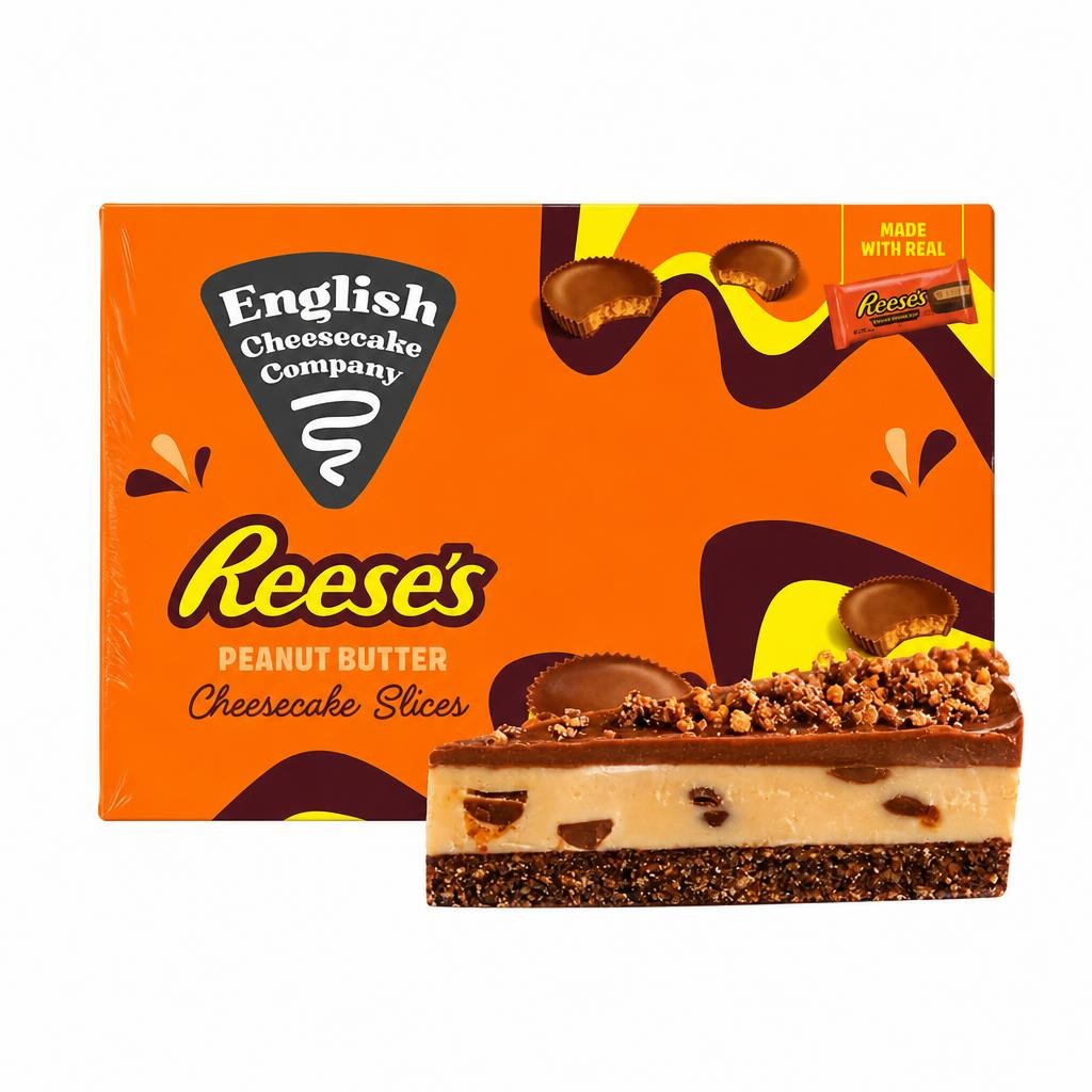 English Cheesecake Company 180g Peanut Butter Reese's Cheesecake Slices