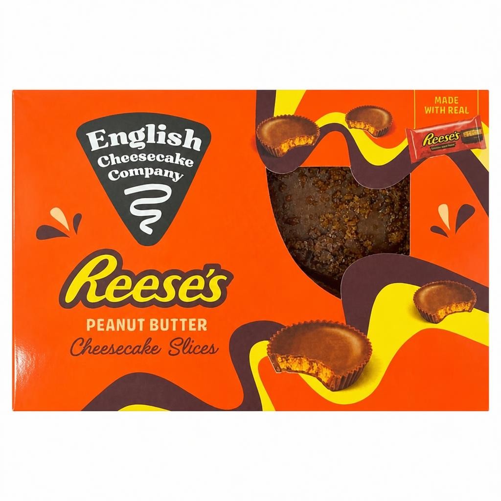 English Cheesecake Company 180g Peanut Butter Reese's Cheesecake Slices