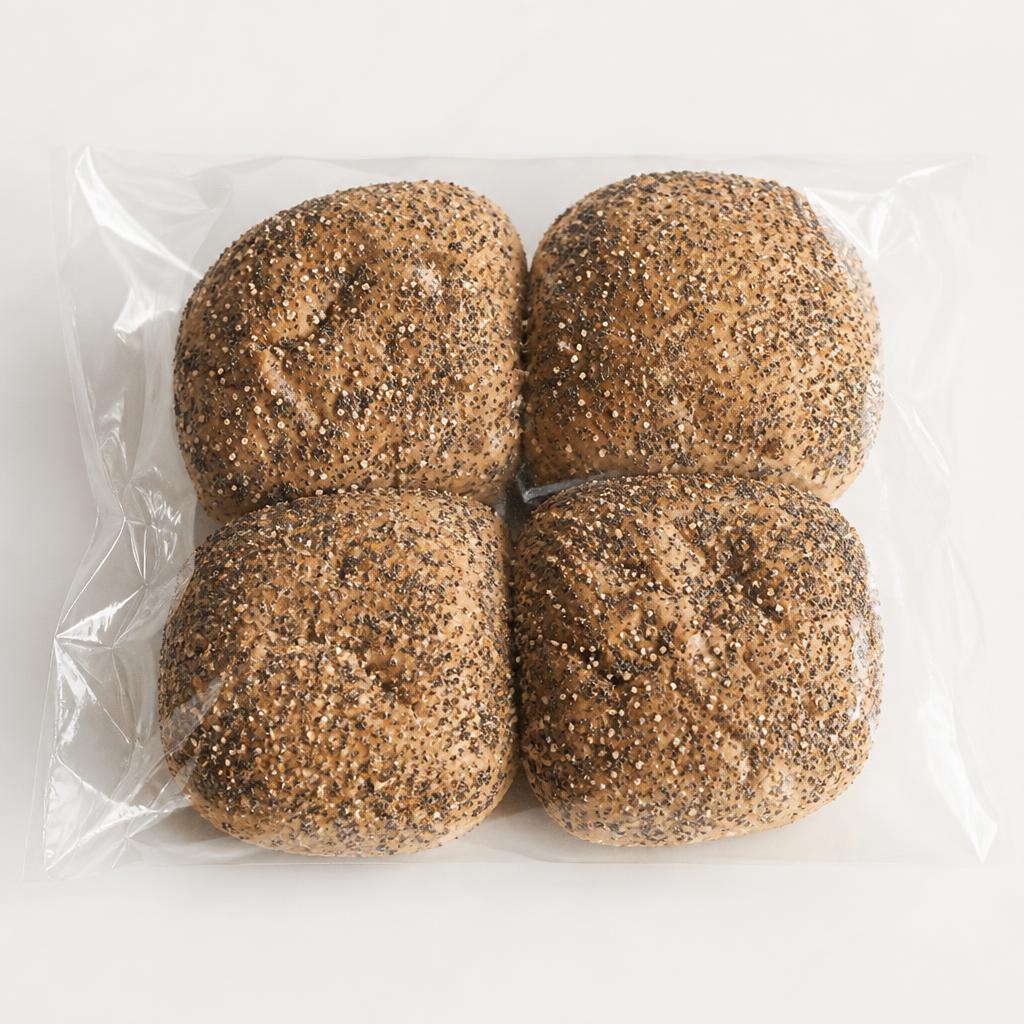 Sainsbury's Large Soft Multiseed Rolls, Taste the Difference x4