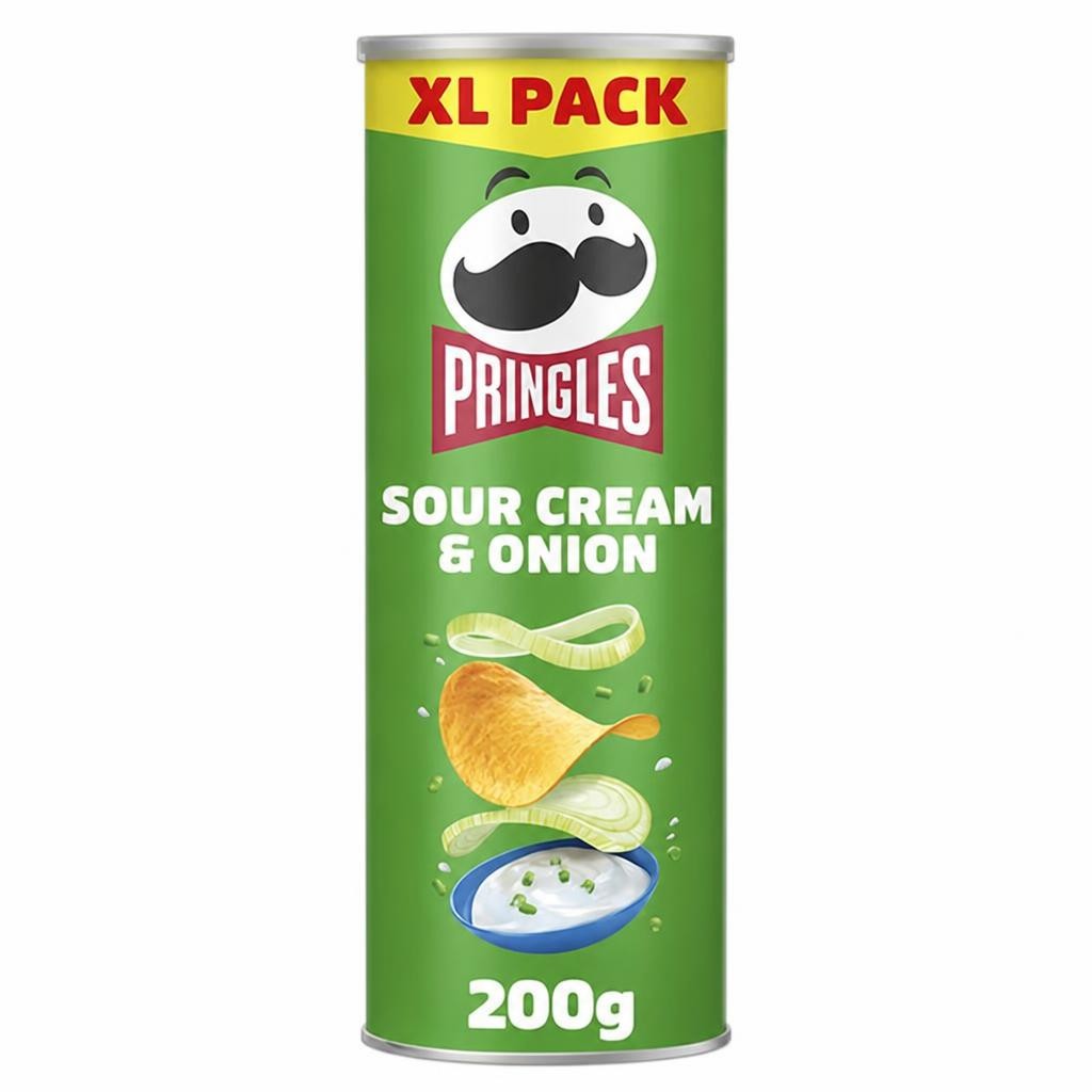 Pringles 200g Sour Cream & Onion Sharing Crisps