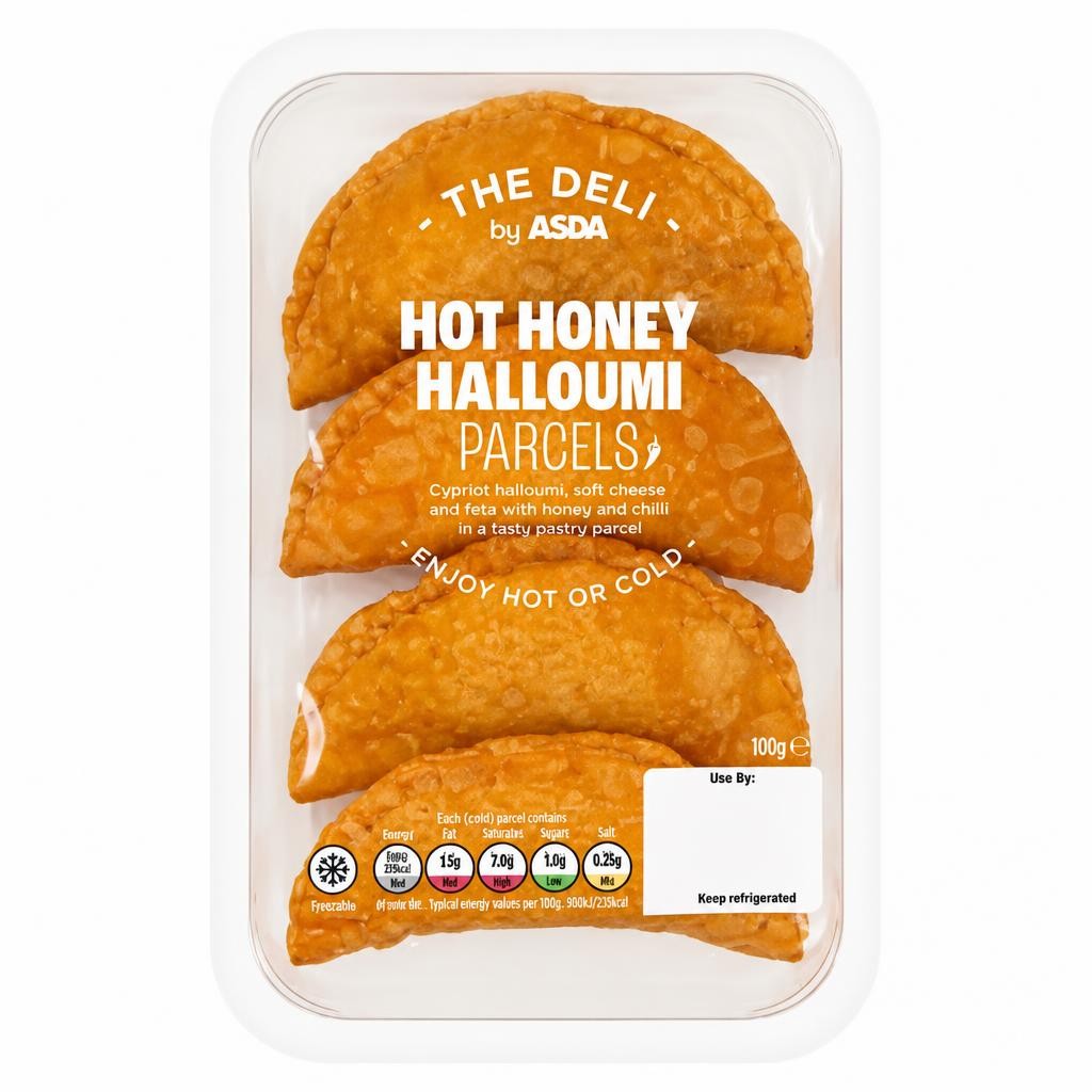 The Deli by ASDA Hot Honey Halloumi Parcels 100g