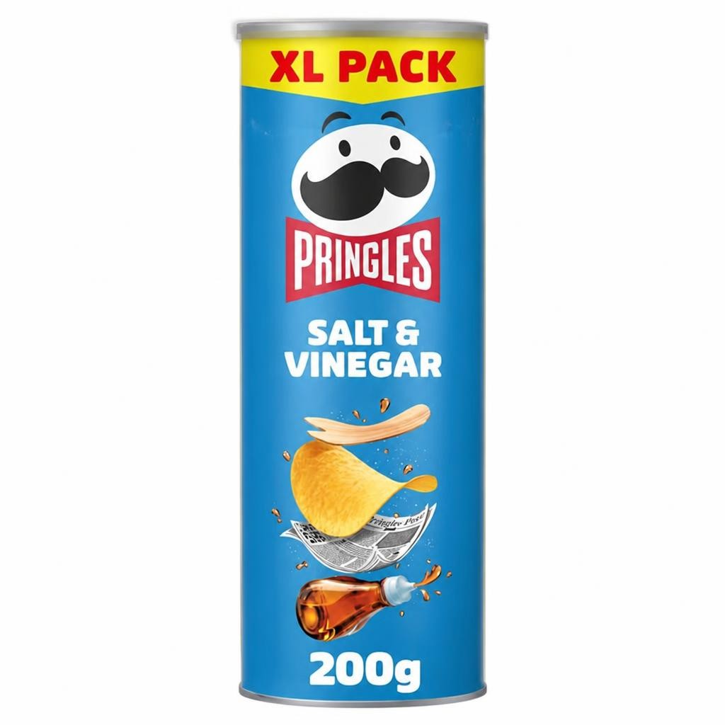 Pringles 200g Salt & Vinegar Sharing Crisps