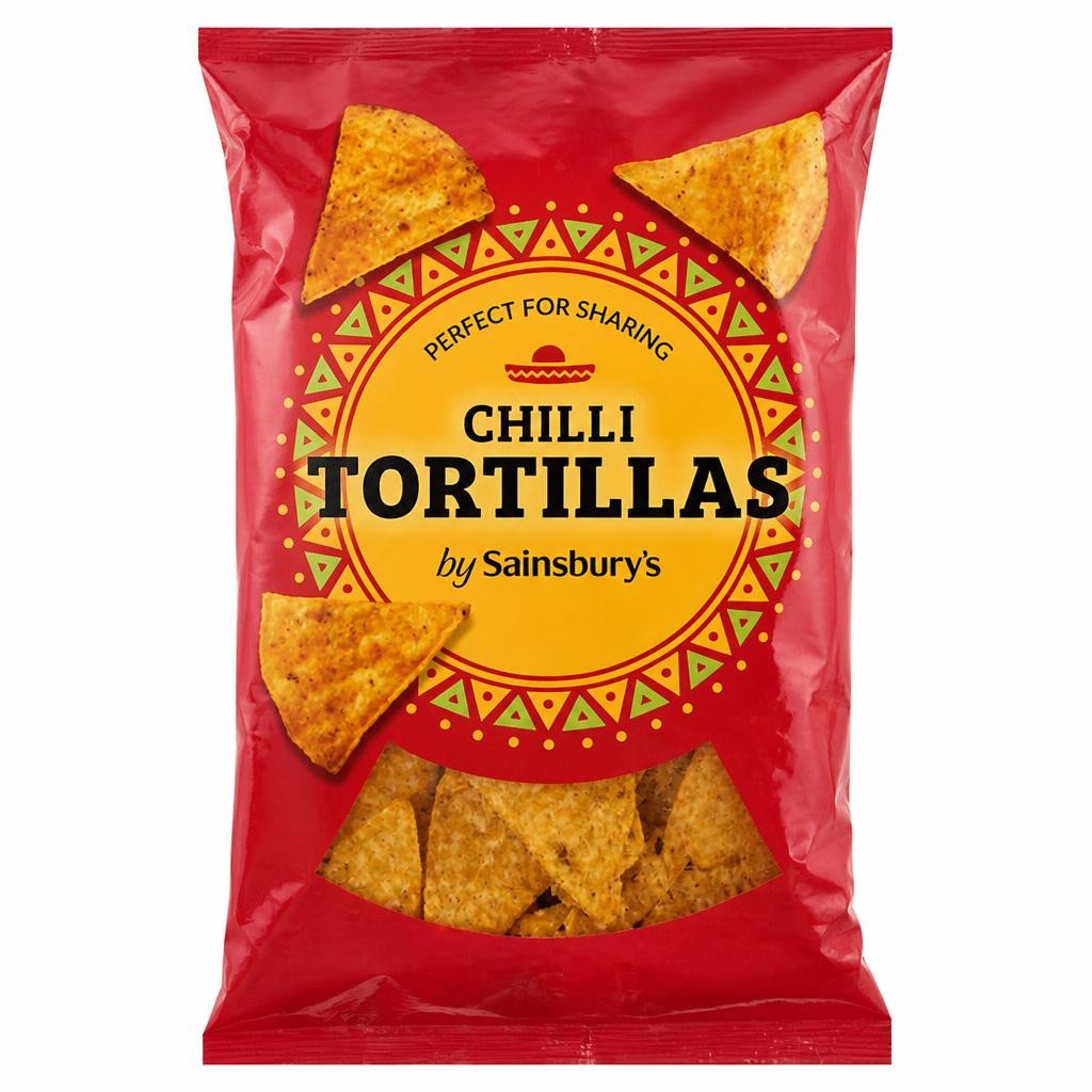 Sainsbury's 200g Chilli Tortillas Chips