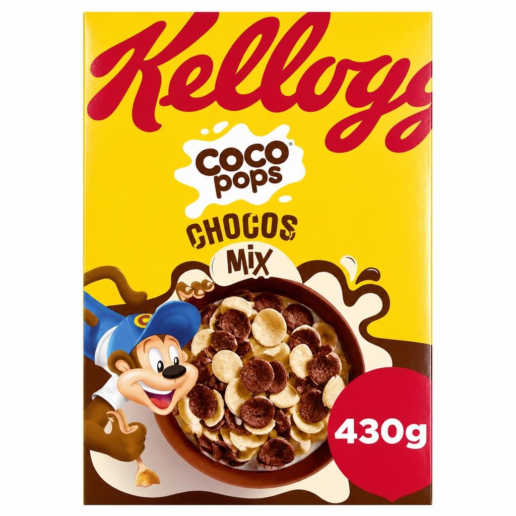 Kellogg’s Coco Pops 430g Chocos Mix Breakfast Cereal