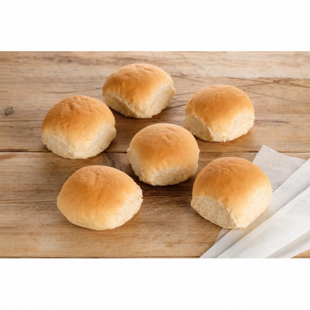 Tesco Soft White Rolls 6 Pack