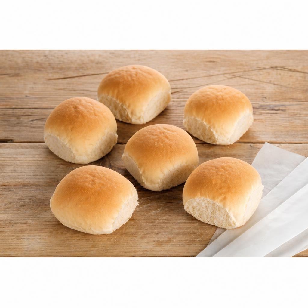Tesco Soft White Rolls 6 Pack