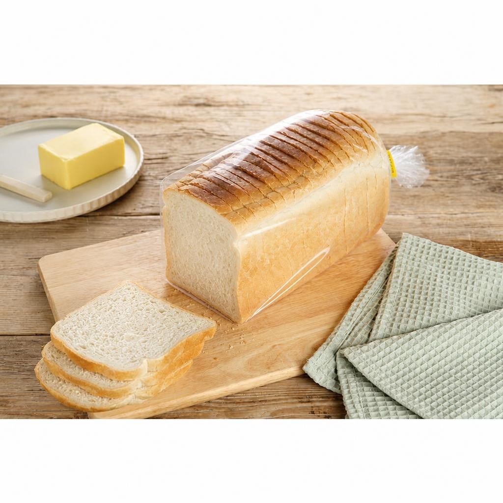 Tesco Crusty White Sandwich Loaf Sliced 800G