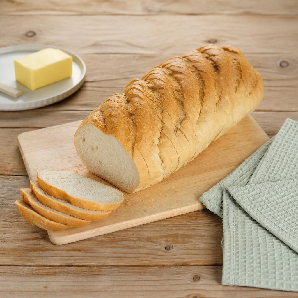 Tesco Crusty White Bloomer Sliced 800G