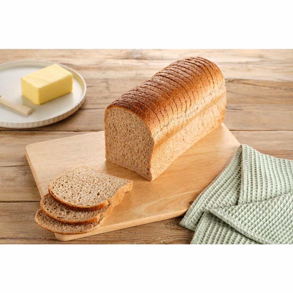 Tesco Hi Fibre Wholemeal Loaf 800G Sliced