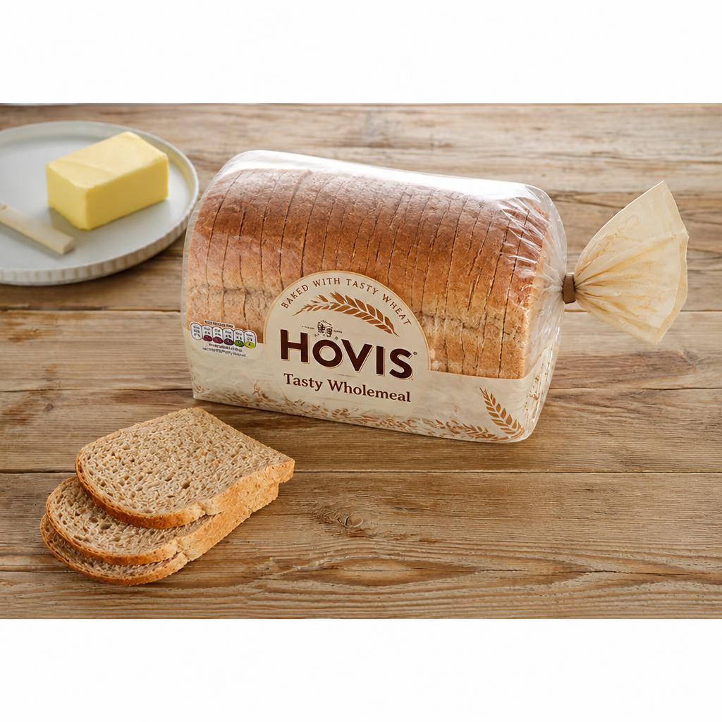 Tesco Hi Fibre Wholemeal Loaf 800G Sliced
