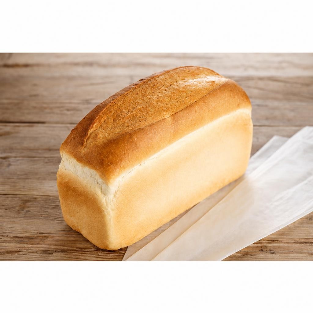 Tesco Crusty White Split Tin Bread Unsliced 800G