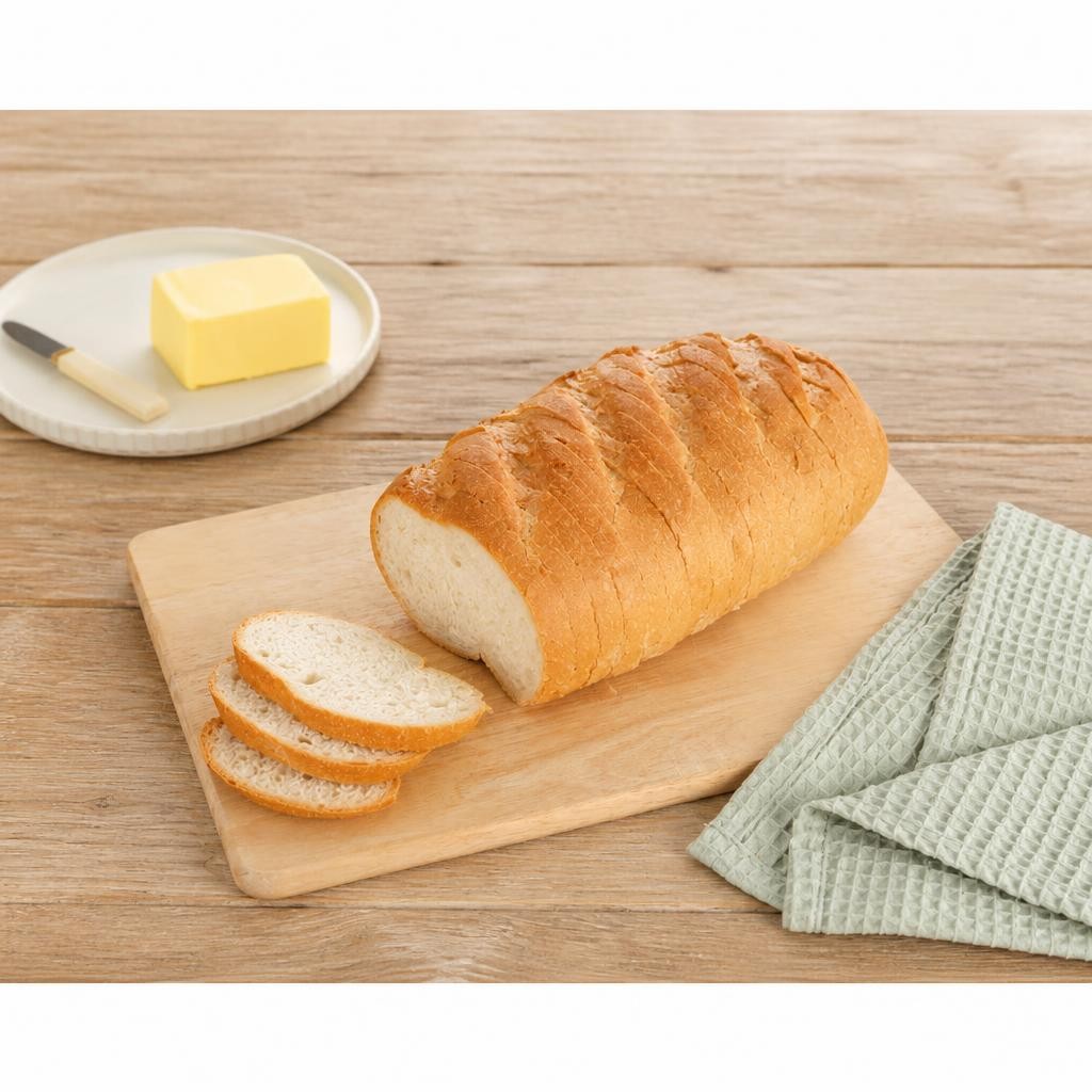 Tesco Crusty White Bloomer Sliced 400G