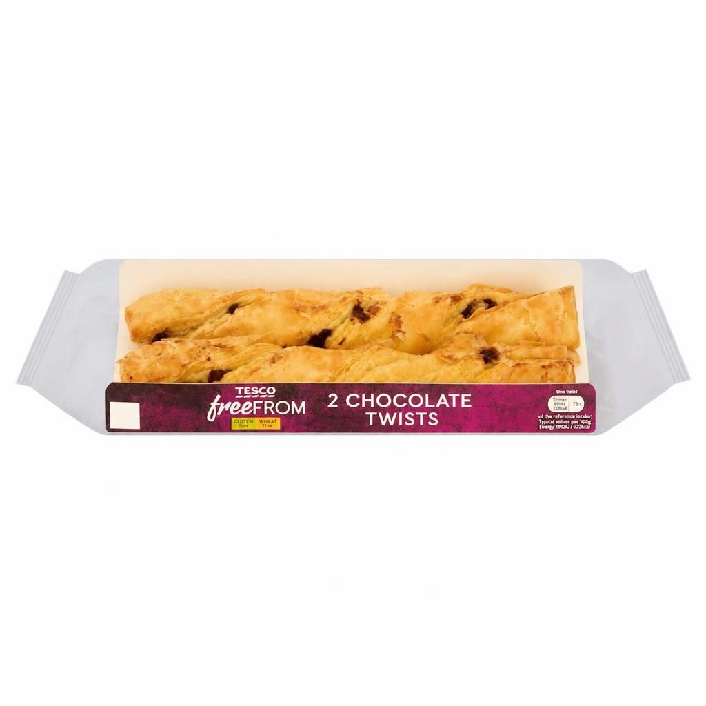 Tesco Free From Chocolate Twists 2 Pack